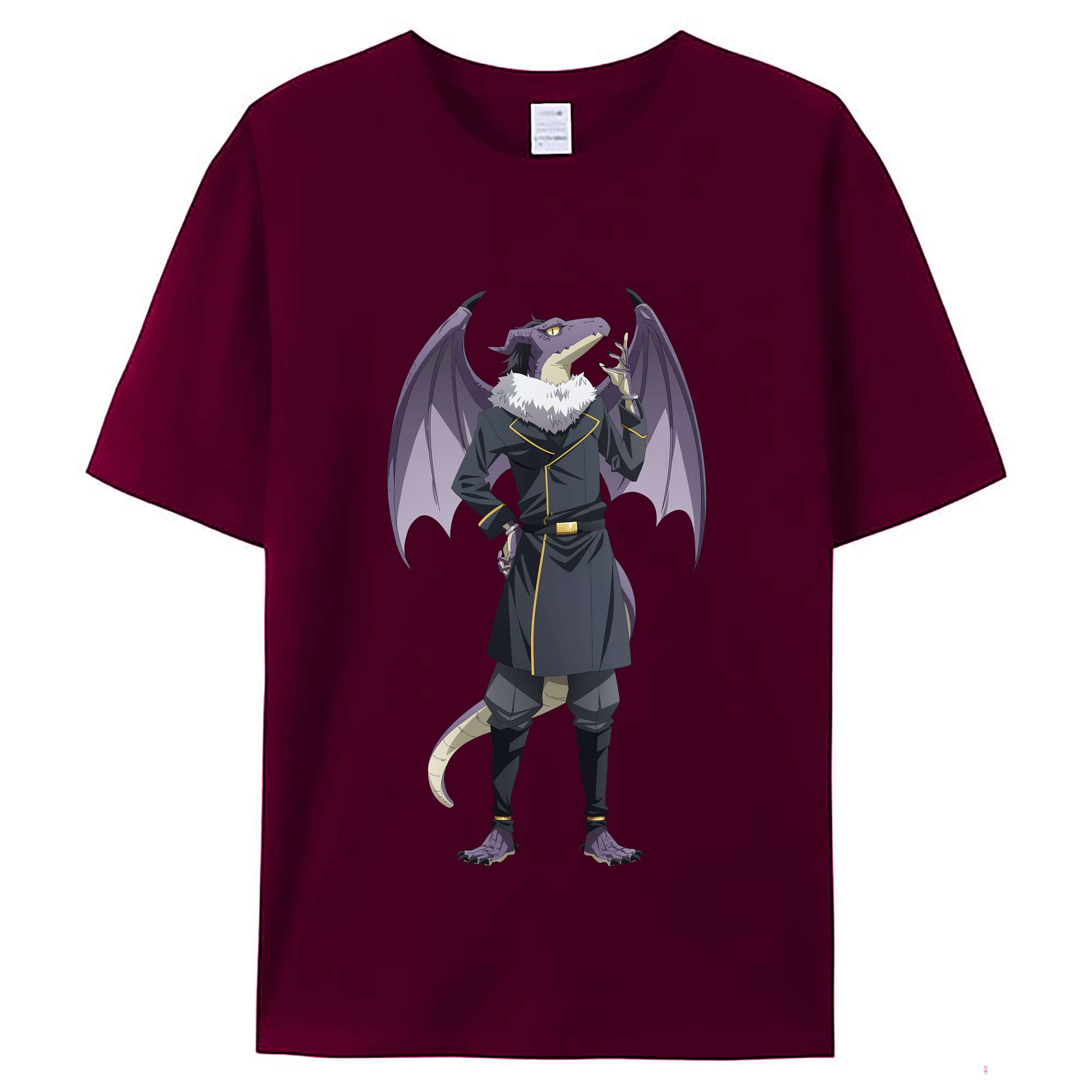 （画像用） 転スラ Regarding Reincarnated to Slime レディースカジュアルプリントTシャツ（綿100％）